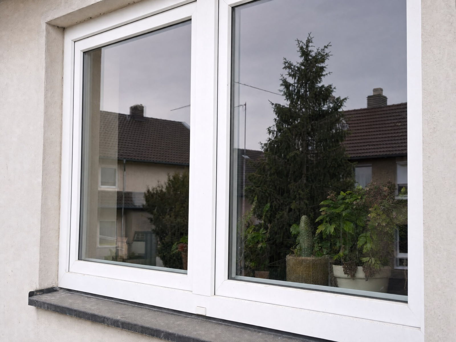 Fenster und Rahmen · Unterhaltsreinigung – Nachher