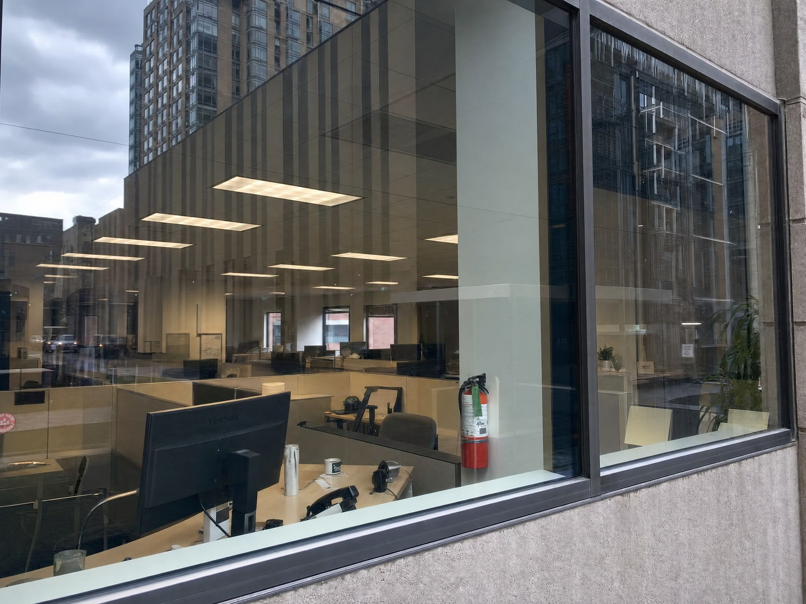 Bürogebäude · Glasreinigung – Nachher